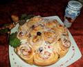 Rosenkuchen mit Fabbri Amarenakirschen