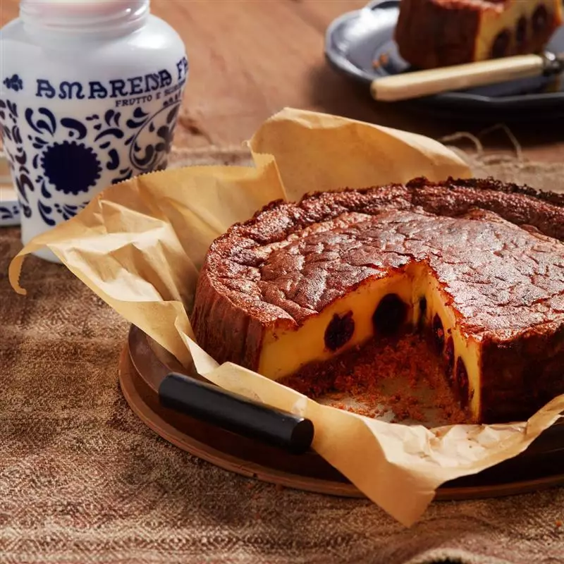 Cheesecake con amarene