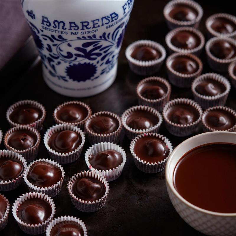 Praline all'Amarena con Kroccant