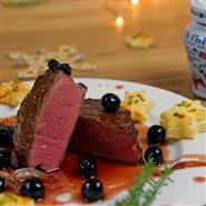 Rinderfilet mit Amarena-Kirsch